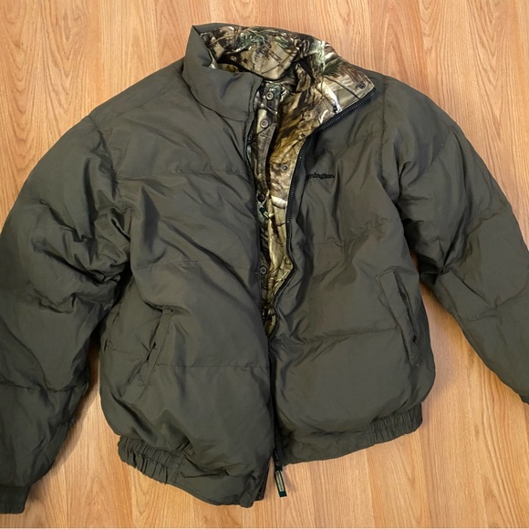 Vintage Remington Reversible Camouflage Bomber Jacket - Picture 5 of 8